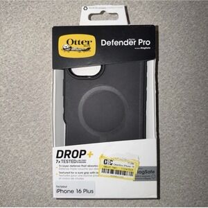 OtterBox Defender Pro Series MagSafe Case for Apple iPhone 16 Plus Black NEW